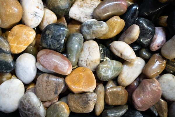 Mixed Color Beach Pebbles