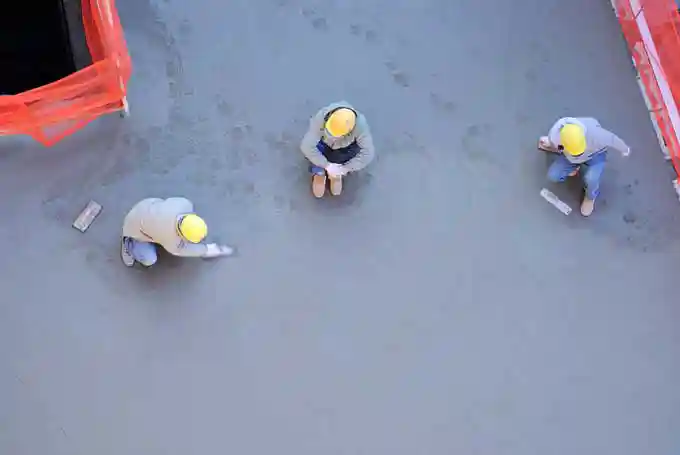 concrete finishing